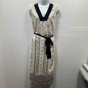 Anthropologie HD in Paris Eventide Sleeveless Midi Dress Size 6
